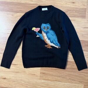 Coach Black Knit Crewneck Sweater